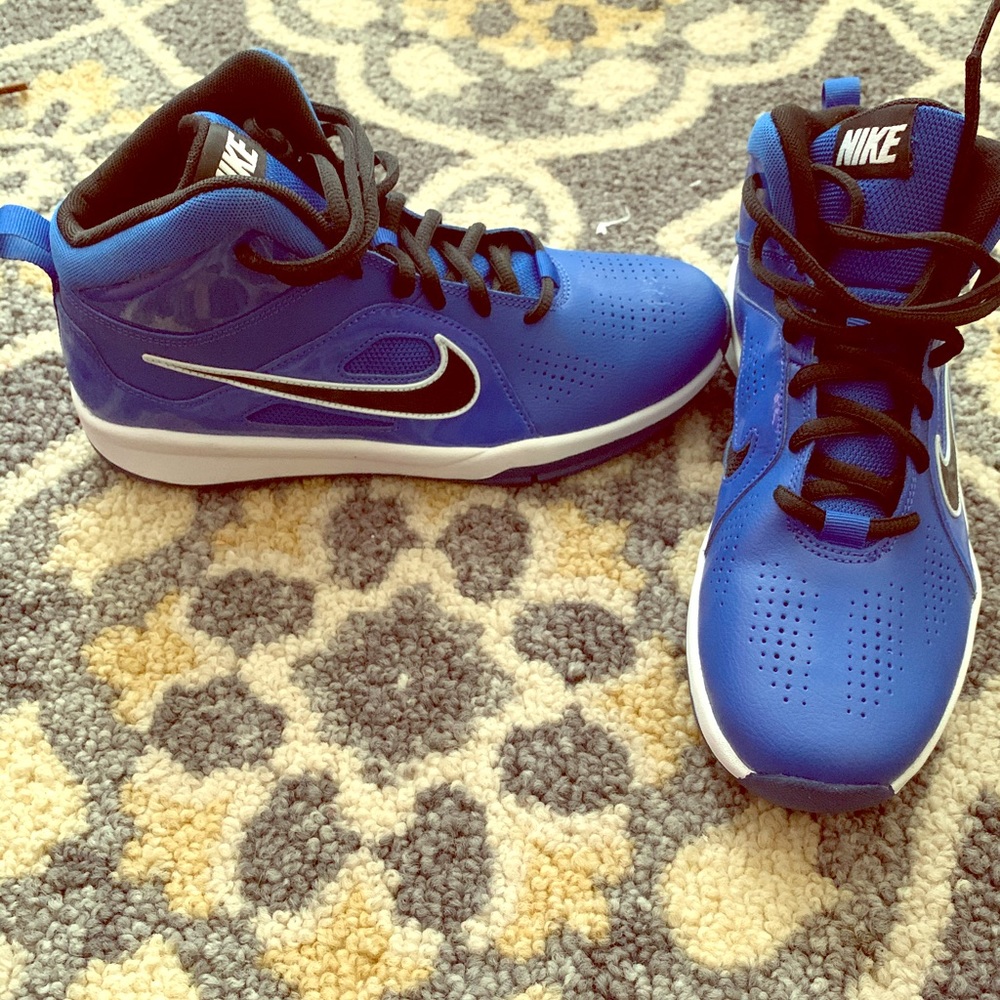 Nike High Top! Black and Blue Si…